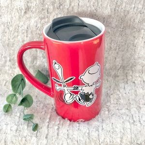 New with tags PEANUTS “ps just for you” Mug w/Lid